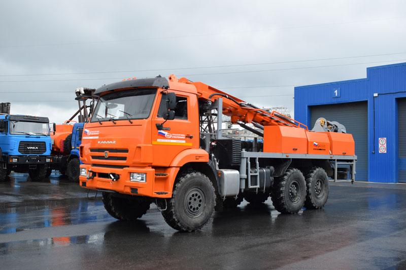 Мобильный комплекс забуривания и испытания анкеров МКЗИА Камаз 43118-3027-50