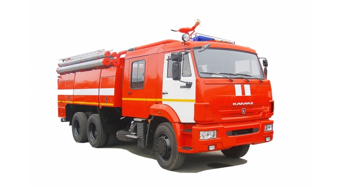 
Автоцистерна пожарная АЦ 8,0 на базе КАМАЗ-65115 (двухкабинка)